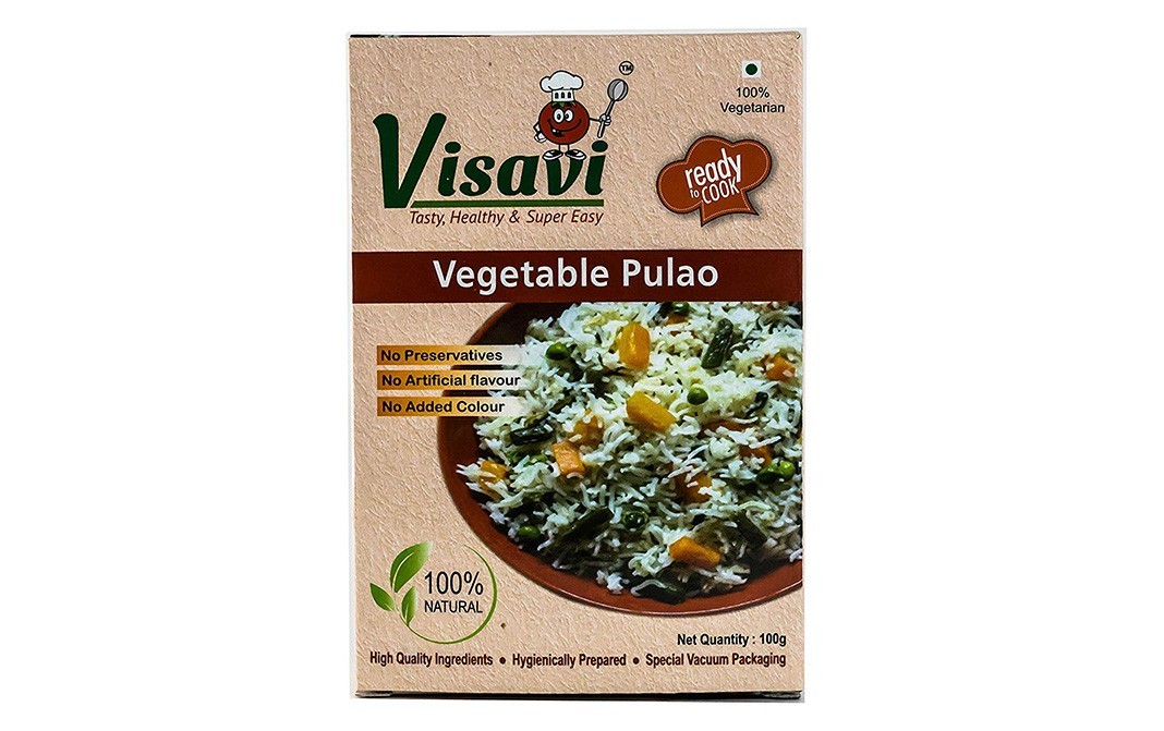 Visavi Vegetable Pulao    Box  100 grams